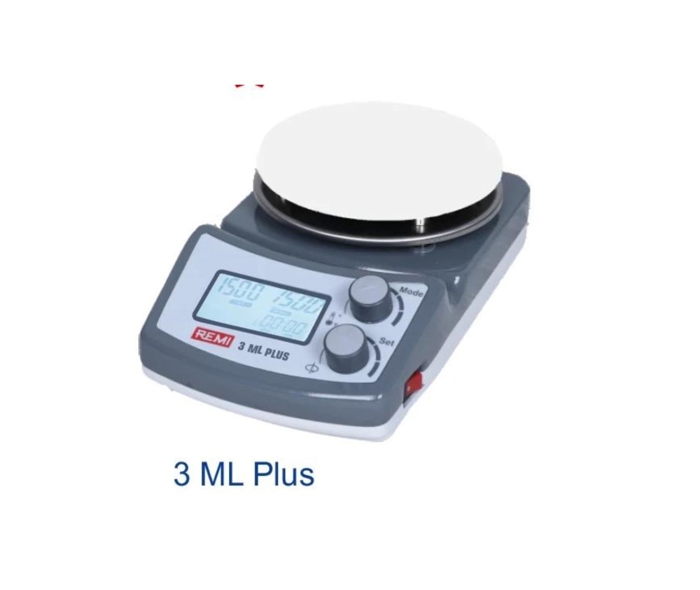 REMI Digital Magnetic Stirrer (Without Heating) Model: 3 ML Plus | Capacity: 3 Liters